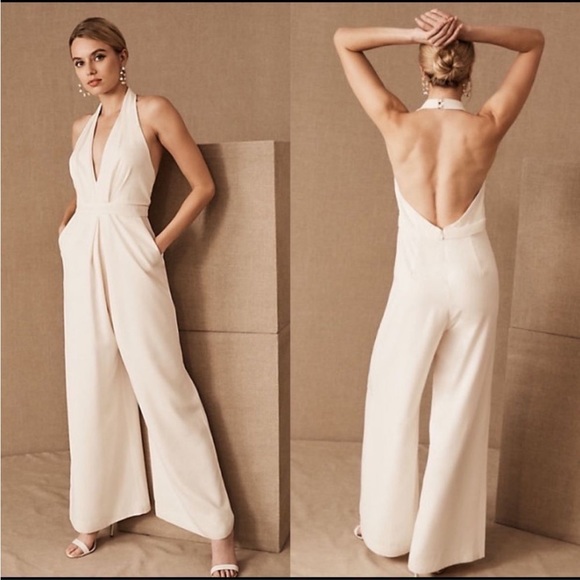 Anthropologie Jill Jill Stuart White Jumpsuit - Size 2 - Picture 3 of 8